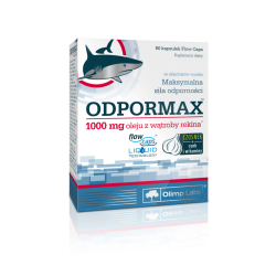 OLIMP Odpormax Forte 1000 mg Haifischleberöl Knoblauch Vitam D3 Zink 60 Kapseln 